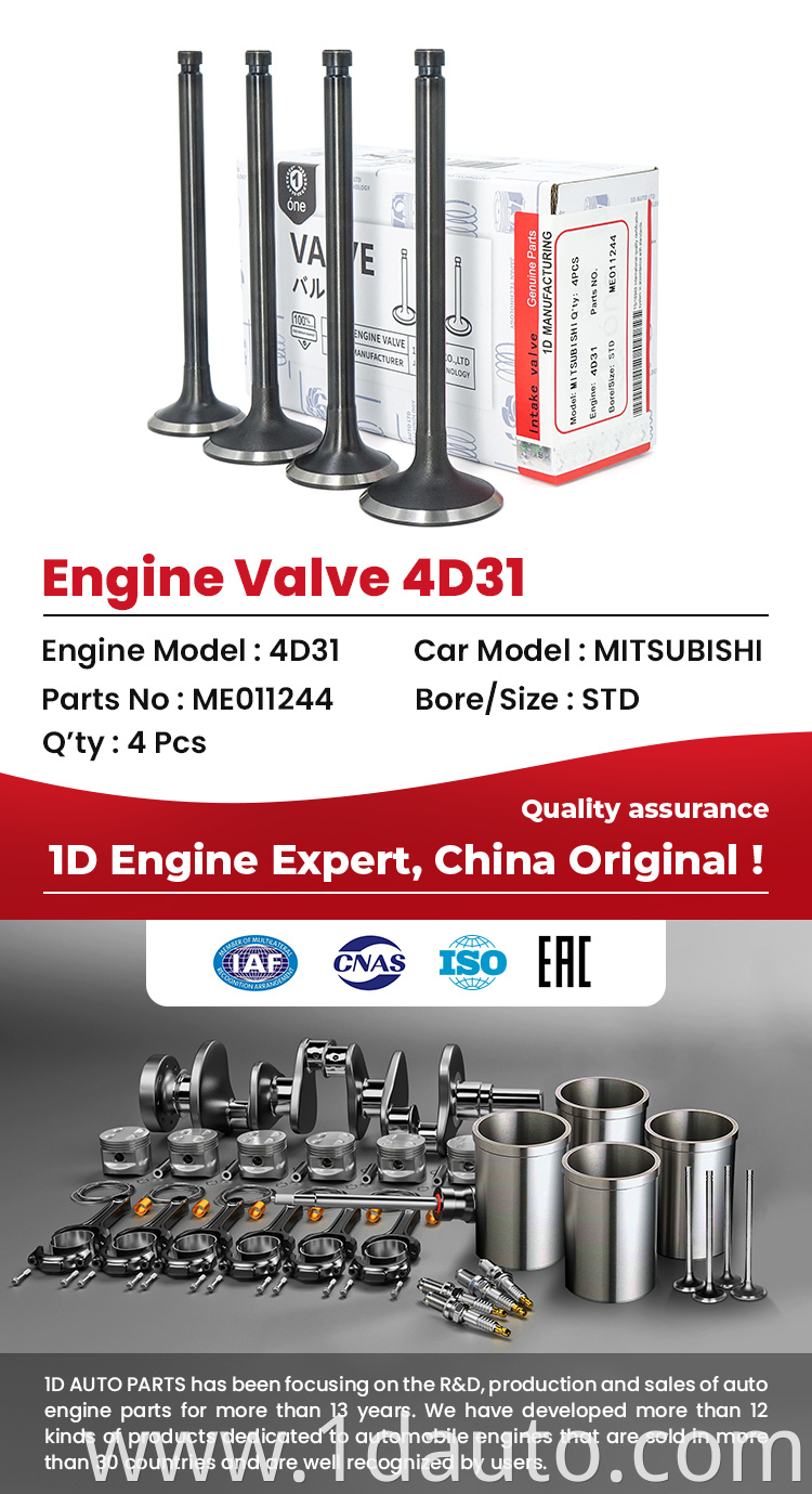 Engine Intake Exhaust Valve 